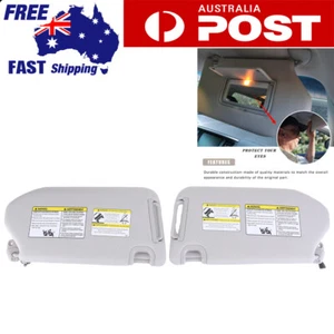 For Nissan Pathfinder 2013-18 R52 Wagon Pair RH+LH Interior Sun Visor Shade Grey - Picture 1 of 22