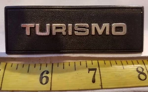 VINTAGE PLYMOUTH TURISMO EMBLEM DECAL {CE 164} - Picture 1 of 3