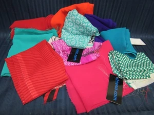 Tela 175 para blusa Choli saree red sólida Georgette surtidos colores de tela - Imagen 1 de 49