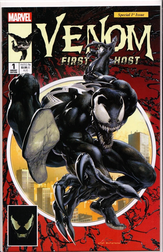 VENOM: FIRST HOST #1 CLAYTON CRAIN VARIANT ~ 蝎子漫画独家 ~ 漫威 — 第 1/1 张图片