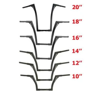 10'' 12'' 14'' 16'' 18" 20'' Rise 1 1/4" Handlebar Bar For Harley Sportster 883 - Picture 1 of 18