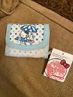 Hello Kitty Purse Wallet Blue Sanrio New