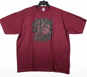 Vintage Original Grow Your Own Adult XXL Maroon Graphic Basic T-Shirt - Picture 1 of 7