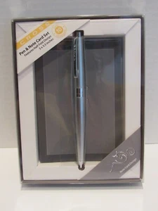 Set Cross Brand Cardinal CHROME Ballpoint Pen and Notecard (10+Envelopes) - Imagen 1 de 2