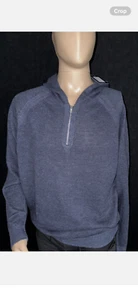 Peter Millar XL Zip Hoodie Linen/merino Blend Retail $395 - Picture 1 of 5