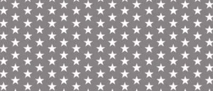 GRIGIO CON STELLE BIANCHE PVC PLASTICA VINILE OLIO TOVAGLIA PROTEZIONE OCCASIONI - Foto 1 di 2