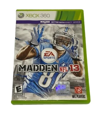 Madden NFL 13 微软 Xbox 360、EA 运动、足球视频游戏 — 第 1/3 张图片