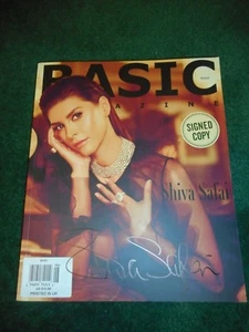SHIVA SAFAI - BASIC MAGAZINE - FALL 2017 - AUTOGRAPHED COPY - SECOND WIVES CLUB - Picture 1 of 7