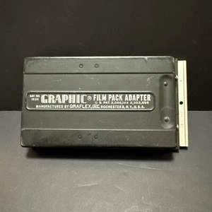 Graphic Film Pack Adapter 2x3 by Graflex Cat. 1232 #G274 - Picture 1 of 5