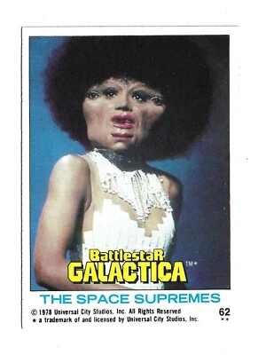 Topps Battlestar Galactica #62 1978 The Space Supremes Foto 1 de 2
