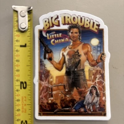 Big Trouble In Little China Town (Sticker Is Dishwasher Safe) Kurt Russell