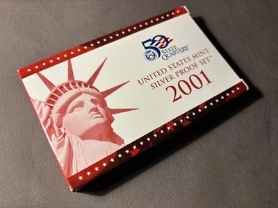 2001 50 States US Mint Silver Proof Set - Image 1 of 4