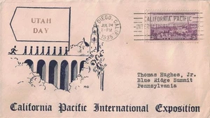 Copertina 24 luglio 1935, California Pacific International Expo: Utah Day - Foto 1 di 2