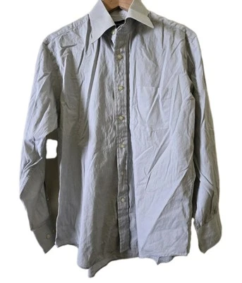 Vintage Givenchy for Chesa Dress Shirt Men's 16.5-34 Light Gray Button Down - Image 1 of 3