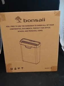 Bonsaii 6 Blatt Streifenschnitt Aktenvernichter für Home Office S123-A - Bild 1 von 3