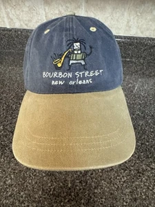 BOURBON STREET NEW ORLEANS Jazz Musiker Baseballkappe Mütze längerer Schirm OURAY - Bild 1 von 11