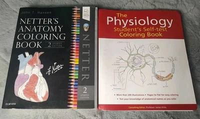 Anatomy Coloring Book Updated 2nd Ed & The Philosology Student's Coloring Book  - Image 1 of 4