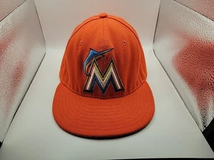Miami Marlins Hat New Era 59FIFTY Cap Fitted size 7 MLB Baseball Florida - Picture 1 of 9