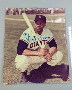 MONTE IRVIN 8X10 AUTOGRAPH PHOTO NEW YORK GIANTS Property MLB authentic Photo - Picture 1 of 7