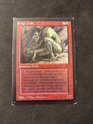 Sedge Troll (IE) International Edition Mtg DMG - Image 1 of 2