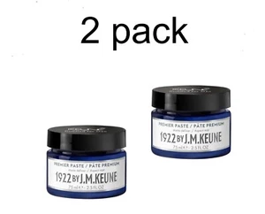 2 Stück HAAR MODELLIERPASTE 1922 VON J. M. KEUNE PREMIER PASTE 75 ml / 2,5 oz - Bild 1 von 3