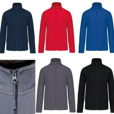 KARIBAN Uni Mikrofleece Jacke EXTREM WARM optional mit BESTICKUNG ((neu))