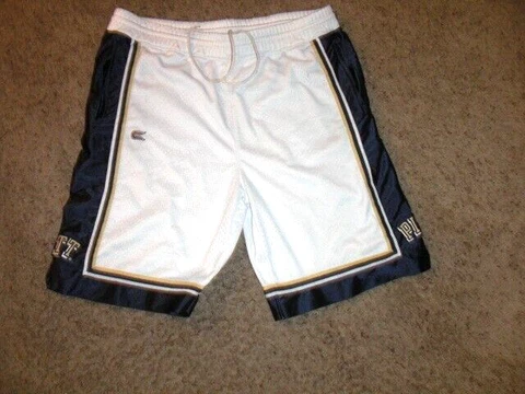 PITT PANTHERS sewn embroidered athletic SHORTS men's Medium/Large Cover