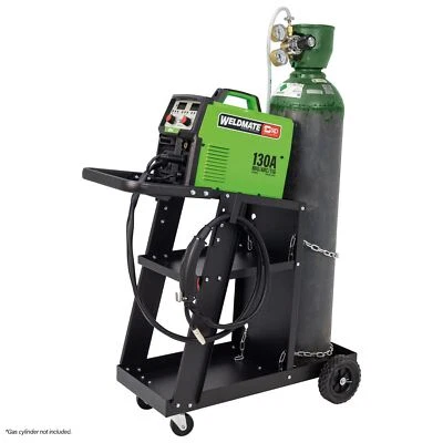 SIP WELDMATE AUTOPLUS 130A MIG/ARC/TIG Synergic Welder with Cart Package - Image 1 of 4