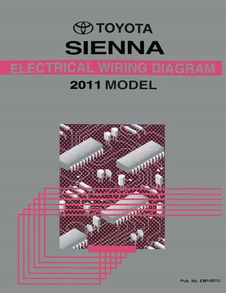 Toyota Sienna 2011 diagramas de cableado esquemas diseño de fábrica OEM Foto 1 de 1