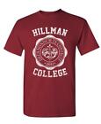 HILLMAN COLLEGE - hbcu university retro 80s sitcom tv - Cotton Unisex T-Shirt