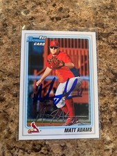 Matt Adams Signed 2010 Bowman Prospects Rc St. Louis Cardinals BP14
