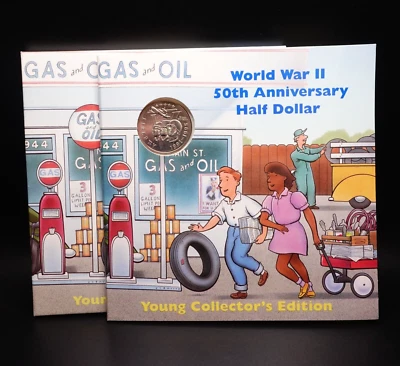 1991-1995 P Young Collectors Edition World War II 50 Anniversary Half Dollar - Image 1 of 4