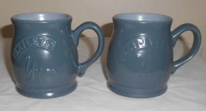 BAILEYS Irish Cream Paar blau/grau YUM Tassen WAS SIEHST DU? Boden - Bild 1 von 8