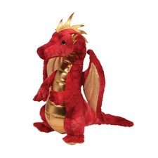 EUGENE the Plush RED DRAGON Stuffed Animal - by Douglas Cuddle Toys - #731