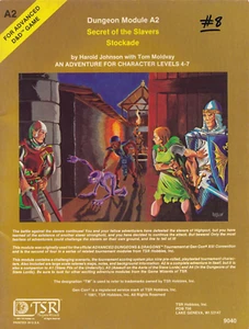 D&D Dungeon Module Secret of the Slavers Stockade A2 1981 Used VTG - Picture 1 of 4