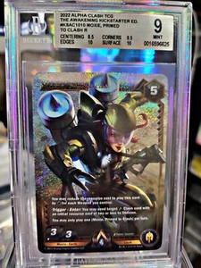 Alpha Clash TCG Kickstarter - Moxie, Primed to Clash [FOIL] (Rare) BGS 9 - Picture 1 of 1