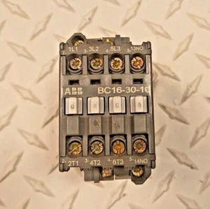 ABB BC16-30-10 CONTACTOR, 28 AMP, 24 VDC Coil - Picture 1 of 1