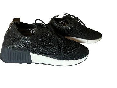 Sam Edelman Delma Women’s Size 8.5 Sneakers Woven Platform Moth Shoes - Image 1 of 4