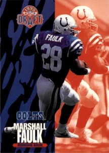 1995 Classic NFL Rookies Draft Review #16 Marshall Faulk Indianapolis Colts - Picture 1 of 2