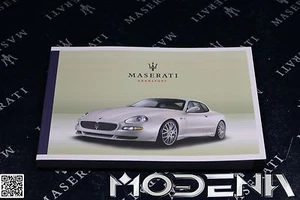 Operating Instructions English Owner Manual Maserati 4200 Gransport Coupe USA 2006 US - Picture 1 of 1