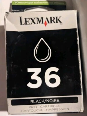 Nueva caja de cartuchos de tinta genuina Lexmark 36 serie X X5650 X6650 serie Z Z2420 Foto 1 de 2