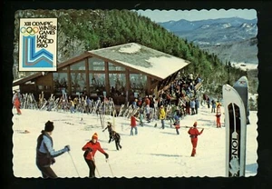 Postal de los Juegos Olímpicos Lake Placid, Nueva York NY 1980 13º Juegos Olímpicos de Invierno esquí - Imagen 1 de 2