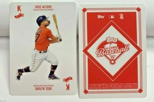 Jose Altuve 2020 Topps 52-Card Game by Kenny Mayne Series 2 - HOUSTON ASTROS