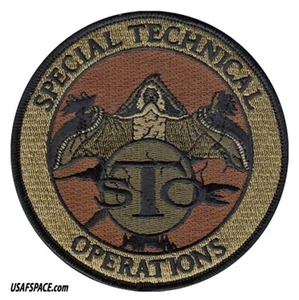 USAF SPECIAL TECHNICAL OPERATIONS STO DOD -OFFUTT AFB - PATCH ORIGINALE OCP VEL - Foto 1 di 3