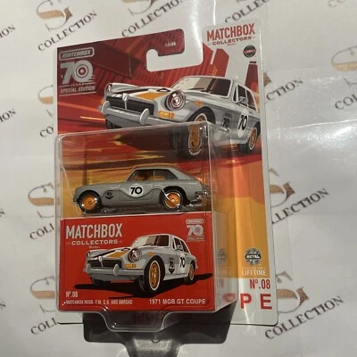 *NEW* MATCHBOX COLLECTORS SERIES 1971 MGB GT COUPE 70 YEARS SPECIAL EDITION - Image 1 of 4