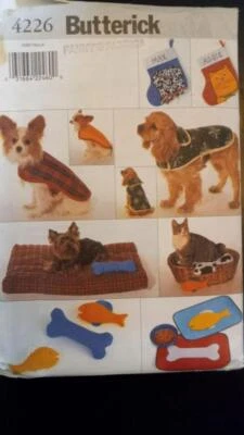 Butterick 4226 Pet Accessories Patterns - Image 1 of 2