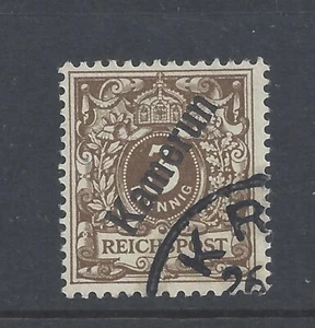 CAMEROUN 1898 3pf. reddish-brown Used, Signed "Star" SG K1b - Picture 1 of 2