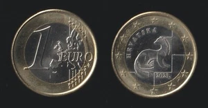 CROAZIA 1 EURO 2023 MARTORA - Q.FDC/aUNC QUASI FIOR DI CONIO - Picture 1 of 1