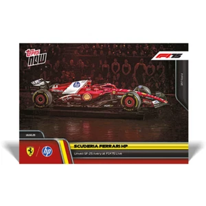Topps Now Formula 1 2025 - Tarjeta 001 - Evento de lanzamiento de la Scuderia Ferrari HP - Imagen 1 de 2