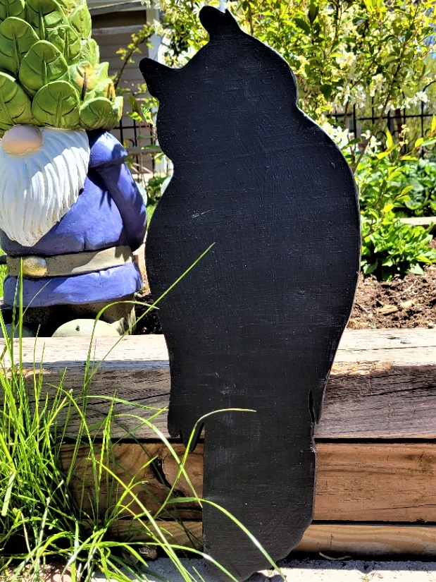 **NEW** Lawn Art Yard Shadow Silhouette -"Owl" 24" X 11" - Image 1 of 1